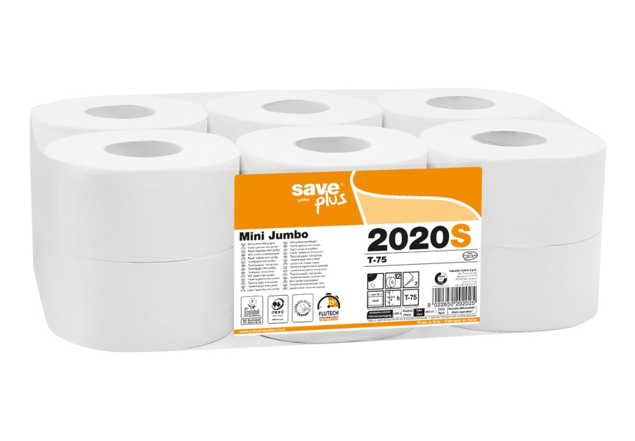 CARTA IG. MINI JUMBO - PURA CELLULOSA ( 18rotoli